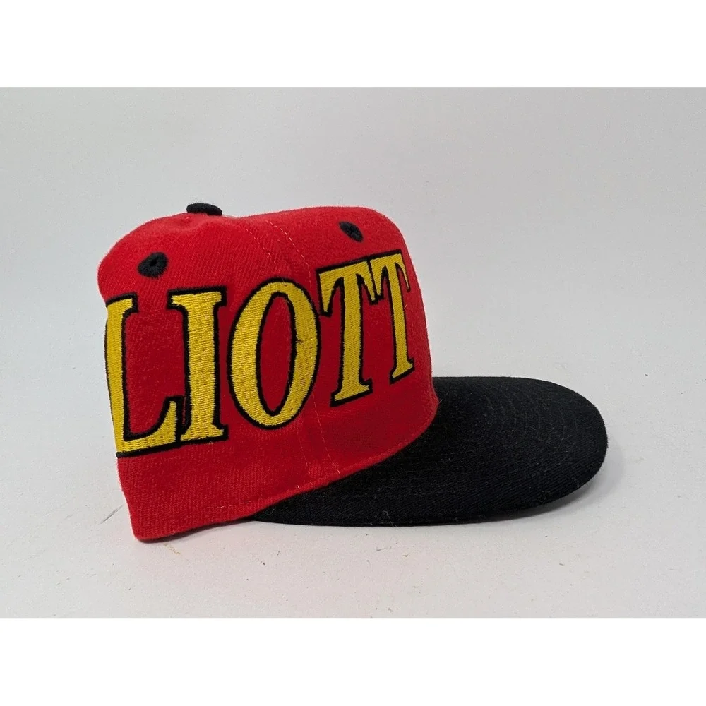 Vintage Bill Elliott Hat Cap Snap Back Mens One Size Red NASCAR Racing McDonalds